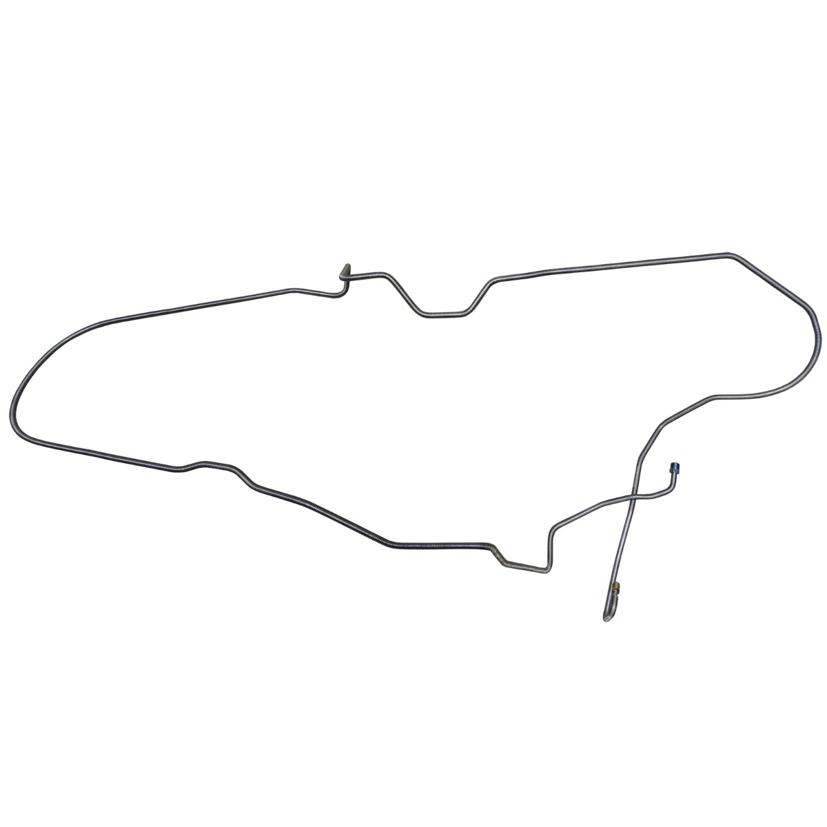 1969 Chevrolet Camaro Complete Manual Drum Brake Line Kit 1pc F To R Stainless