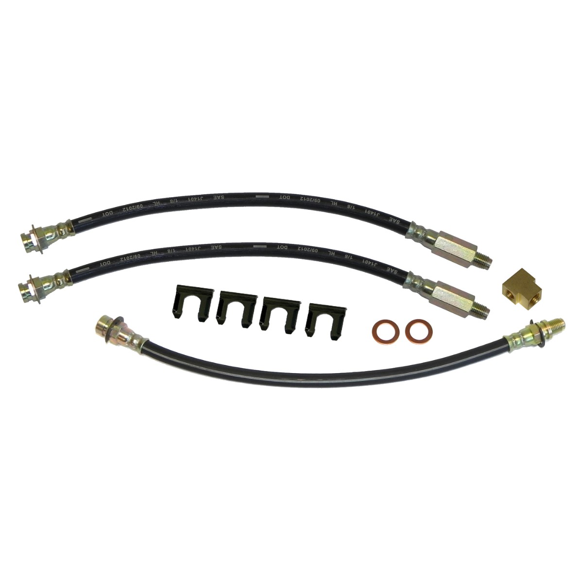 1968 Conv Chevrolet Chevelle Malibu Brake Man Drum Line Set Lines Kit