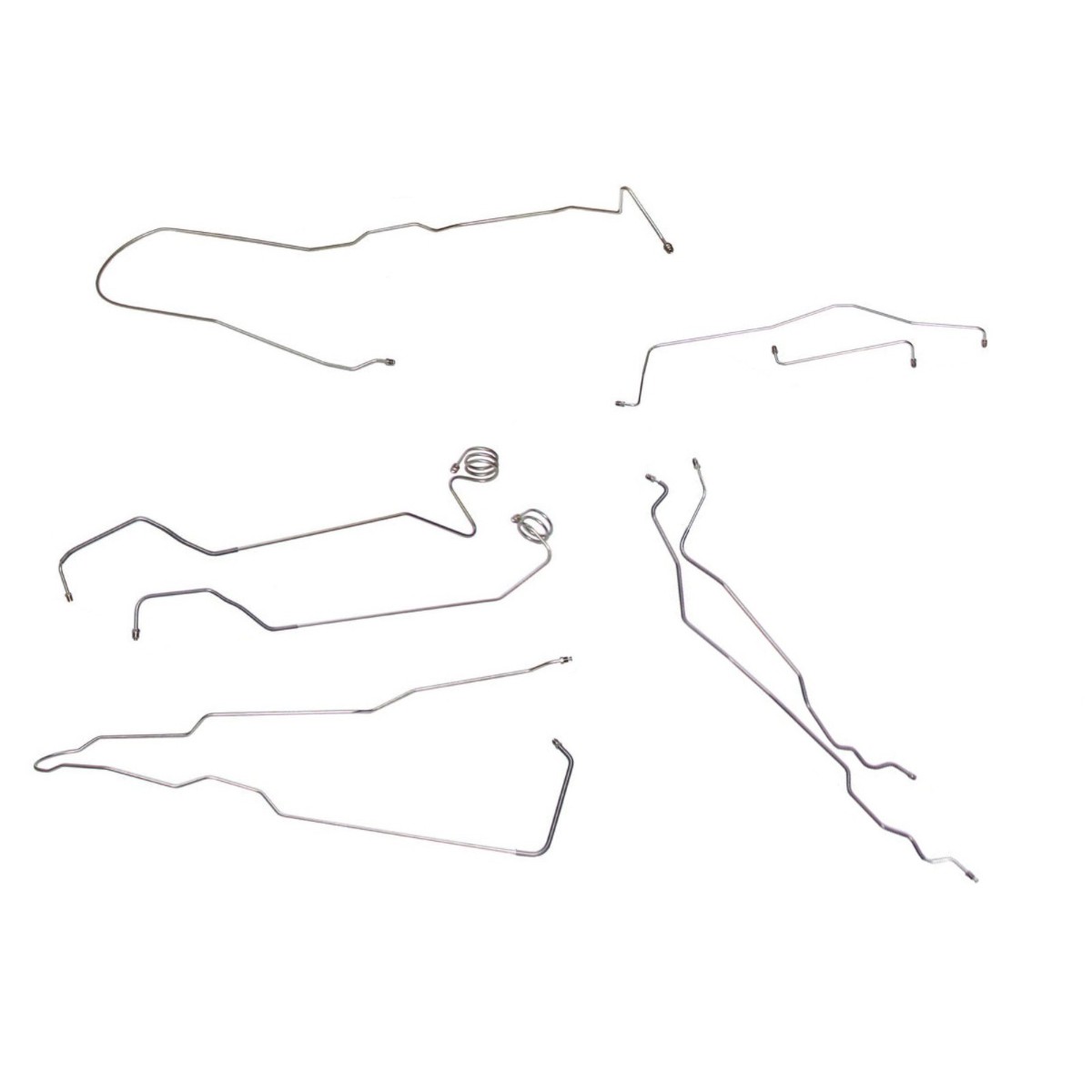 1973-80 Chevrolet GMC Long bed C10 C15 Complete Power Brake Line Set Kit SS